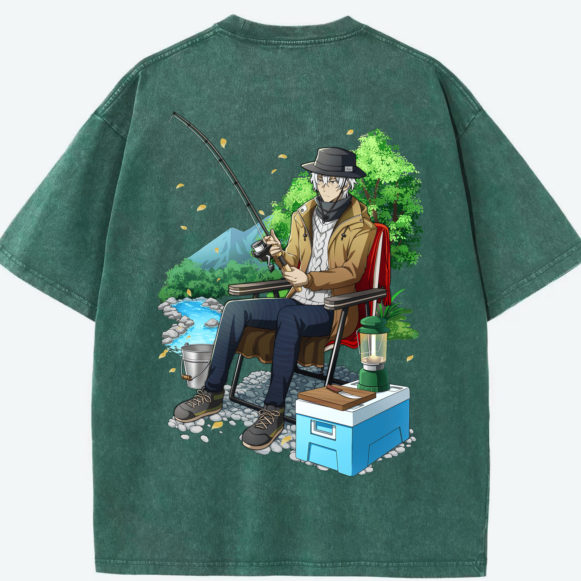 （画像用） 文豪ストレイドッグス Bungo Stray Dogs 綿100% ヴィンテージ風 半袖Tシャツ（背面プリント）